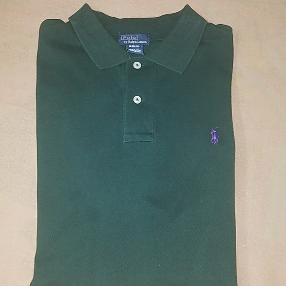 forest green ralph lauren polo shirt